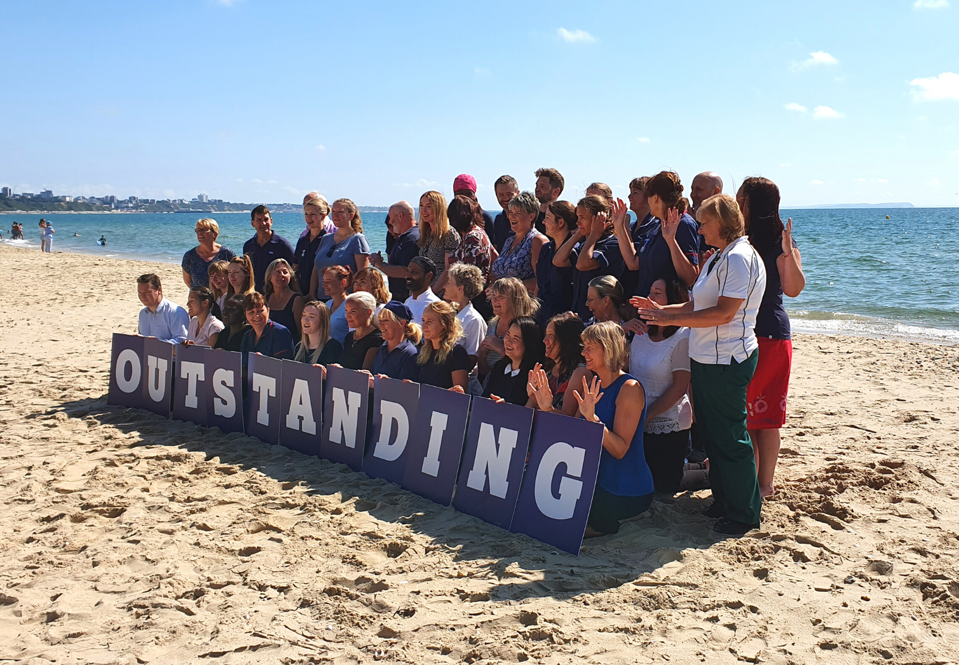 TEAM ON THE BEACH