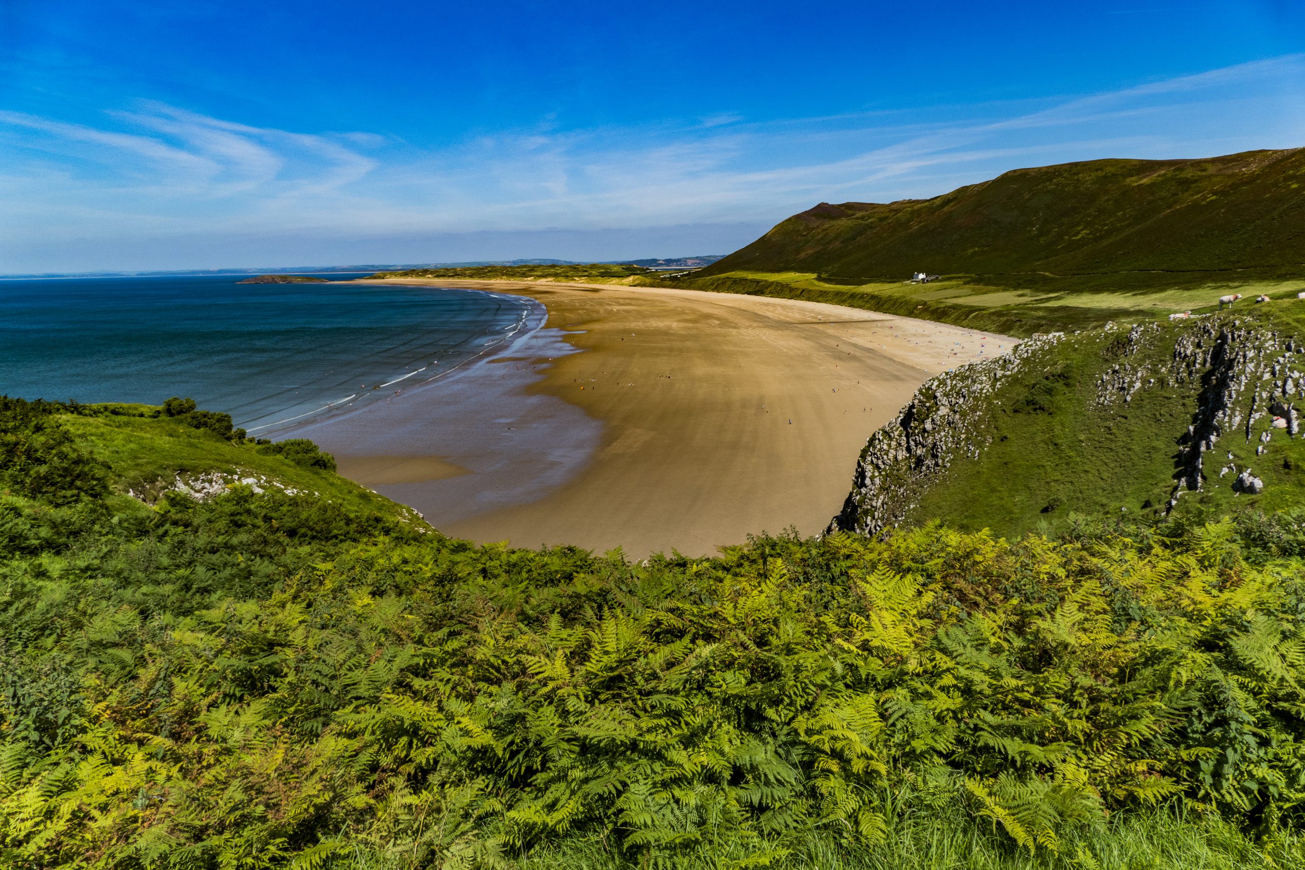 gower peninsula wales uk